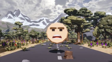 Sürdürülebilir kalkınma hedefleri için grafiksel kaynaklar biyolojik çeşitlilik büyüyen bir ekonomi ve ekoloji 3D yorumlama ve düşük polyester