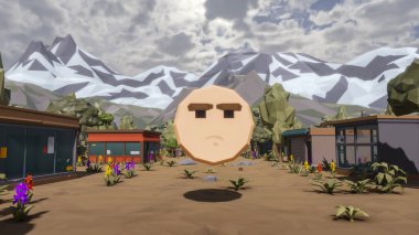 Sürdürülebilir kalkınma hedefleri için grafiksel kaynaklar biyolojik çeşitlilik büyüyen bir ekonomi ve ekoloji 3D yorumlama ve düşük polyester