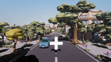 Sürdürülebilir kalkınma hedefleri için grafiksel kaynaklar biyolojik çeşitlilik büyüyen bir ekonomi ve ekoloji 3D yorumlama ve düşük polyester