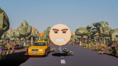 Sürdürülebilir kalkınma hedefleri için grafiksel kaynaklar biyolojik çeşitlilik büyüyen bir ekonomi ve ekoloji 3D yorumlama ve düşük polyester