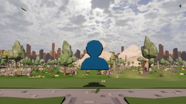 Sürdürülebilir kalkınma hedefleri için grafiksel kaynaklar biyolojik çeşitlilik büyüyen bir ekonomi ve ekoloji 3D yorumlama ve düşük polyester