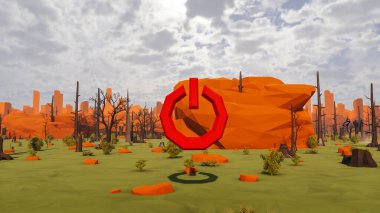 Sürdürülebilir kalkınma hedefleri için grafiksel kaynaklar biyolojik çeşitlilik büyüyen bir ekonomi ve ekoloji 3D yorumlama ve düşük polyester