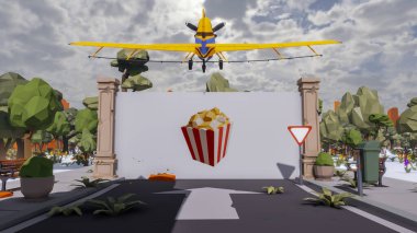 Sürdürülebilir kalkınma hedefleri için grafiksel kaynaklar biyolojik çeşitlilik büyüyen bir ekonomi ve ekoloji 3D yorumlama ve düşük polyester