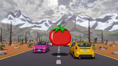 Sürdürülebilir kalkınma hedefleri için grafiksel kaynaklar biyolojik çeşitlilik büyüyen bir ekonomi ve ekoloji 3D yorumlama ve düşük polyester