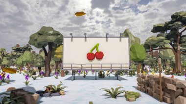 Sürdürülebilir kalkınma hedefleri için grafiksel kaynaklar biyolojik çeşitlilik büyüyen bir ekonomi ve ekoloji 3D yorumlama ve düşük polyester