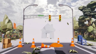 Sürdürülebilir kalkınma hedefleri için grafiksel kaynaklar biyolojik çeşitlilik büyüyen bir ekonomi ve ekoloji 3D yorumlama ve düşük polyester