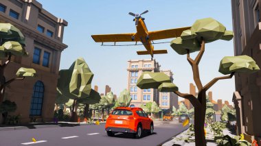 Sürdürülebilir kalkınma hedefleri için grafiksel kaynaklar biyolojik çeşitlilik büyüyen bir ekonomi ve ekoloji 3D yorumlama ve düşük polyester