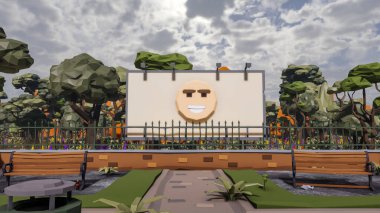 Sürdürülebilir kalkınma hedefleri için grafiksel kaynaklar biyolojik çeşitlilik büyüyen bir ekonomi ve ekoloji 3D yorumlama ve düşük polyester