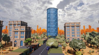 Sürdürülebilir kalkınma hedefleri için grafiksel kaynaklar biyolojik çeşitlilik büyüyen bir ekonomi ve ekoloji 3D yorumlama ve düşük polyester