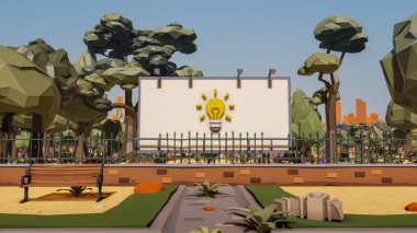 Sürdürülebilir kalkınma hedefleri için grafiksel kaynaklar biyolojik çeşitlilik büyüyen bir ekonomi ve ekoloji 3D yorumlama ve düşük polyester