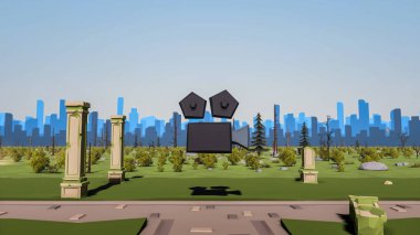 Sürdürülebilir kalkınma hedefleri için grafiksel kaynaklar biyolojik çeşitlilik büyüyen bir ekonomi ve ekoloji 3D yorumlama ve düşük polyester