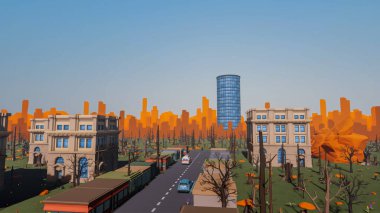 Sürdürülebilir kalkınma hedefleri için grafiksel kaynaklar biyolojik çeşitlilik büyüyen bir ekonomi ve ekoloji 3D yorumlama ve düşük polyester