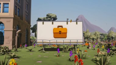 Sürdürülebilir kalkınma hedefleri için grafiksel kaynaklar biyolojik çeşitlilik büyüyen bir ekonomi ve ekoloji 3D yorumlama ve düşük polyester