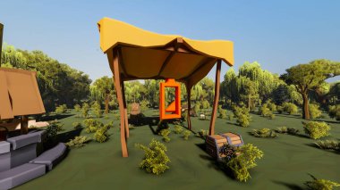 Sürdürülebilir kalkınma hedefleri için grafiksel kaynaklar biyolojik çeşitlilik büyüyen bir ekonomi ve ekoloji 3D yorumlama ve düşük polyester