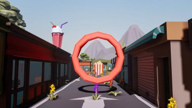 Sürdürülebilir kalkınma hedefleri için grafiksel kaynaklar biyolojik çeşitlilik büyüyen bir ekonomi ve ekoloji 3D yorumlama ve düşük polyester