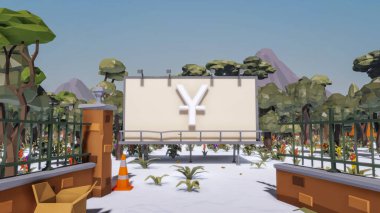 Sürdürülebilir kalkınma hedefleri için grafiksel kaynaklar biyolojik çeşitlilik büyüyen bir ekonomi ve ekoloji 3D yorumlama ve düşük polyester