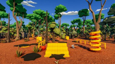 Sürdürülebilir kalkınma hedefleri için grafiksel kaynaklar biyolojik çeşitlilik büyüyen bir ekonomi ve ekoloji 3D yorumlama ve düşük polyester