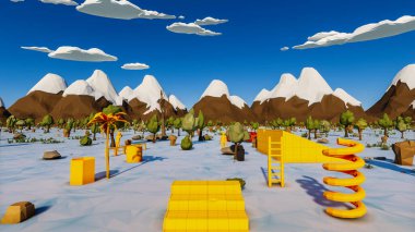 Sürdürülebilir kalkınma hedefleri için grafiksel kaynaklar biyolojik çeşitlilik büyüyen bir ekonomi ve ekoloji 3D yorumlama ve düşük polyester