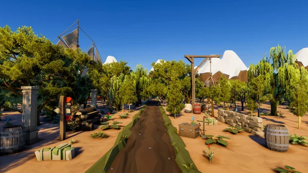 Sürdürülebilir kalkınma hedefleri için grafiksel kaynaklar biyolojik çeşitlilik büyüyen bir ekonomi ve ekoloji 3D yorumlama ve düşük polyester