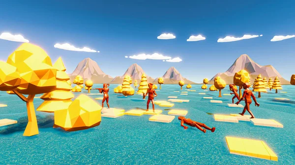 Experience Immersive Illustration Animation Design Virtual Worlds Cutting Edge Technology — Photo