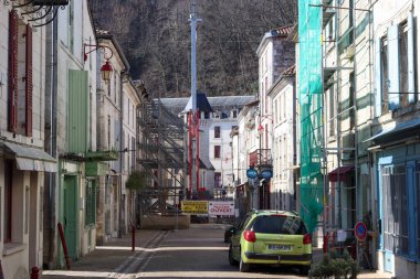 Brantome, Fransa - Mart 06 2023: Sokak Fotoğrafçılığı