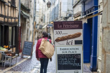 Perigueux, France, march 11 2023 : Street photography clipart