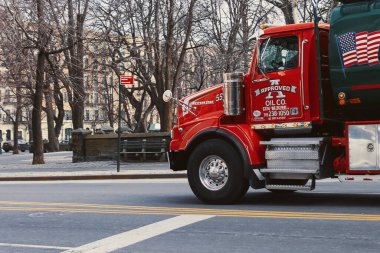 New York, ABD Ocak 2022 - Şehrin ve sokakların manzarası