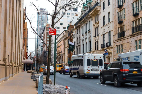 New York, ABD Ocak 2022 - Şehrin ve sokakların manzarası