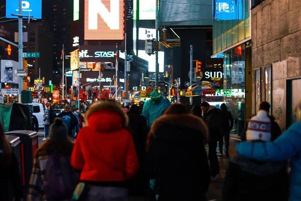 Nova Iorque Eua Janeiro 2022 Paisagem Cidade Ruas — Fotografia de Stock