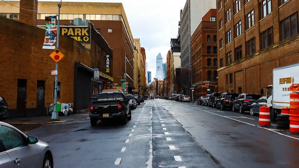 New York Usa January 2022 Landscape City Streets — Stock Photo, Image