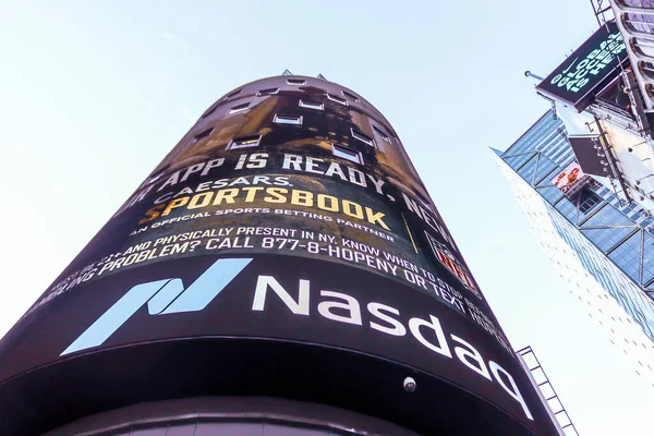 New York, ABD Ocak 2022 - Şehrin ve sokakların manzarası