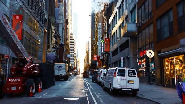 ニューヨーク アメリカ2022年1月 街や通りの風景 — ストック写真