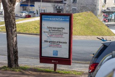 Perigueux Fransa 07 Nisan 2023 sokak fotoğrafı