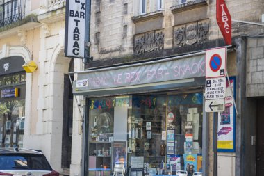 Perigueux Fransa 07 Nisan 2023 sokak fotoğrafı