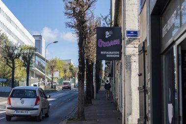 Perigueux Fransa 07 Nisan 2023 sokak fotoğrafı