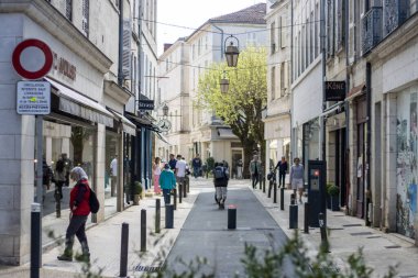 Perigueux Fransa 07 Nisan 2023 sokak fotoğrafı