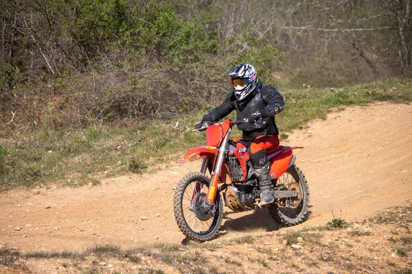 Périgueux France Avril 2023 Motocross Sur Terrain Sale — Photo