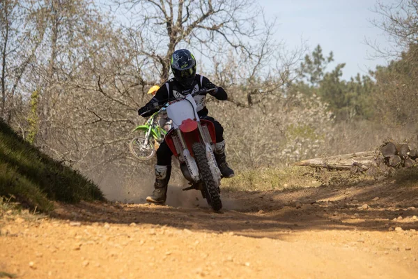 Perigueux France Kwietnia 2023 Motocross Brudnej Ziemi — Zdjęcie stockowe
