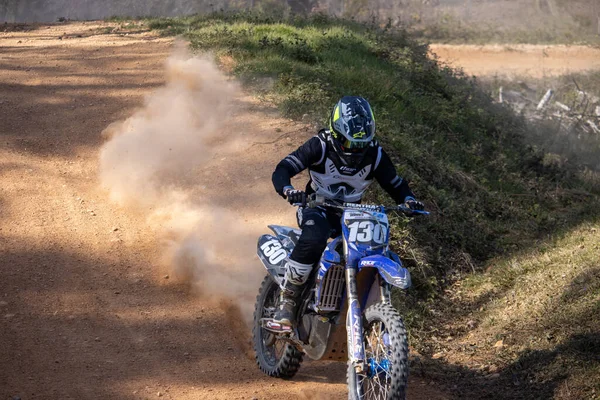 Perigueux France Kwietnia 2023 Motocross Brudnej Ziemi — Zdjęcie stockowe