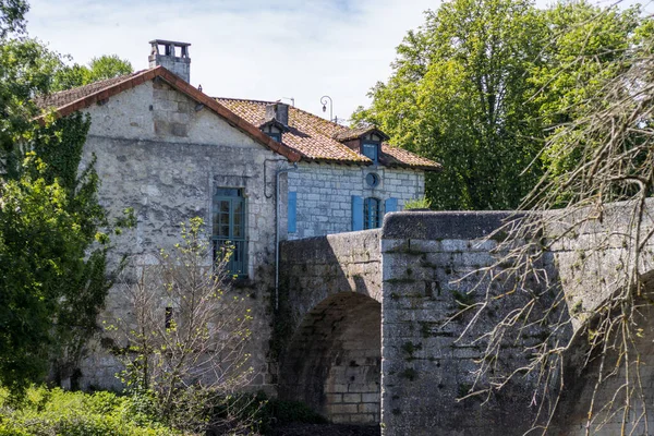 Bourdeilles Dordogne France Nisan 2023 Sokak Fotoğrafçılığı — Stok fotoğraf