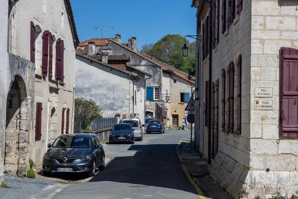 Bourdeilles Dordogne Frankrijk April 2023 Stratenfotografie — Stockfoto