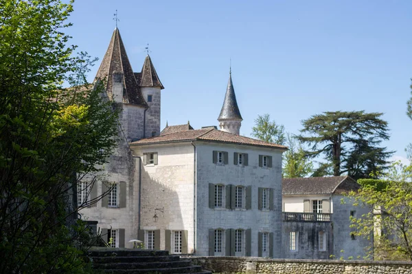 Bourdeilles Dordogne Francja Kwietnia 2023 Fotografia Uliczna — Zdjęcie stockowe