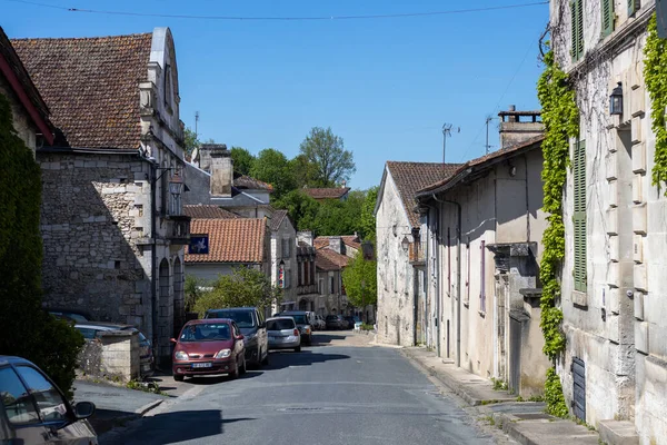Bourdeilles Dordogne Frankrijk April 2023 Stratenfotografie — Stockfoto