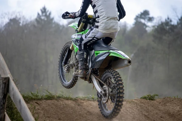 Dordogne Frankrike Maj 2023 Thrills Släppte Lös Motocross Högoktaniga Värld — Stockfoto