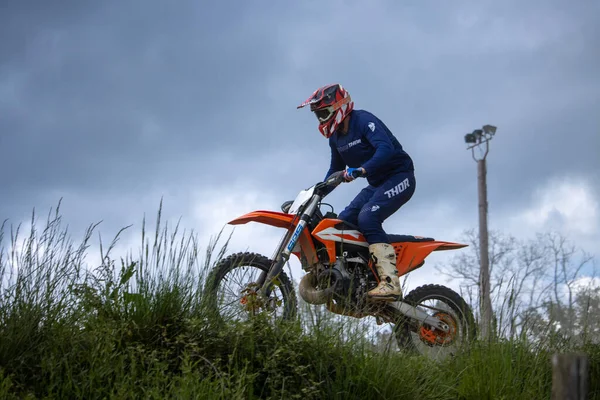 Dordogne Francie Květen 2023 Vzrušení Vypuštěno High Octane World Motocross — Stock fotografie