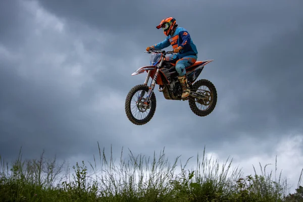 stock image Dordogne, France May 1 2023 : Thrills Unleashed The High-Octane World of Motocross