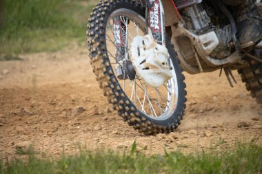 Dordogne, Fransa Mayıs 12023: Motokros 'un Yüksek Oktanlı Dünyası