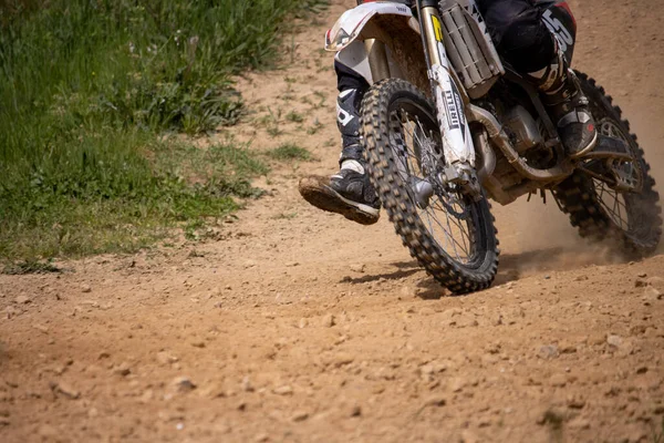 Dordogne Franciaország Május 2023 Izgalom Szabadjára Engedte Magas Oktánszámú Motocross — Stock Fotó