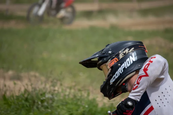 Dordogne Franța Mai 2023 Thrills Dezlănțuit Lumea Înaltă Octană Motocross — Fotografie, imagine de stoc