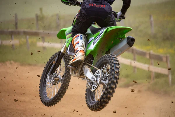 Dordogne Frankrike Maj 2023 Thrills Släppte Lös Motocross Högoktaniga Värld — Stockfoto